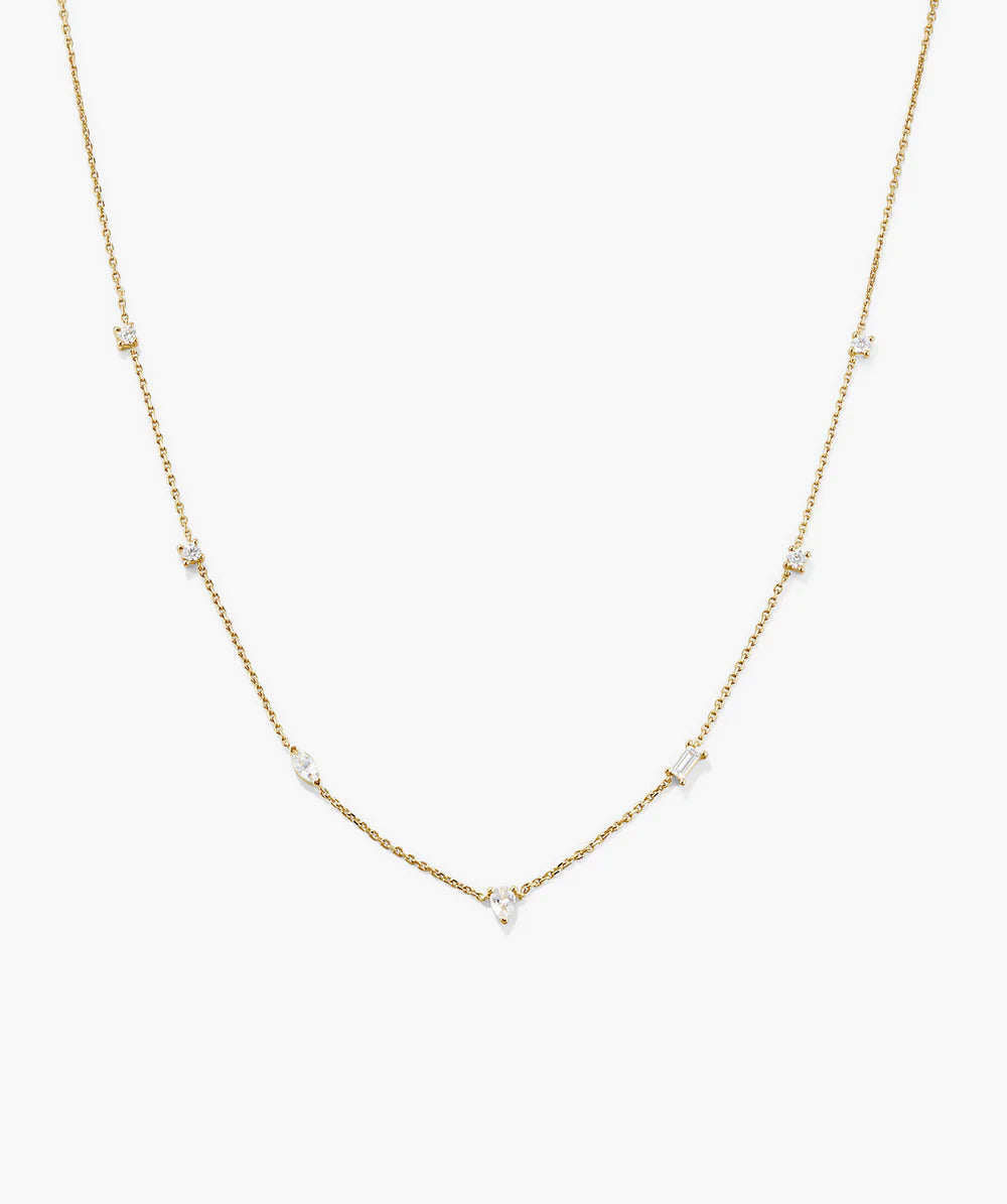 Collar Eve con Racimo de Piedras